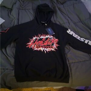 Black Hellstar Graphic Hoodie
